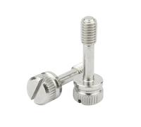 2-10pcs M2/M2.5/M3/M4/M5/M6/M8 Viti a pomello a fessura antiscivolo a serraggio manuale in acciaio inoxydabile, M6x35mm