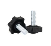2-10pcs M4/M5/M6/M8/M10/M12 Viti di regolazione con pomello in bakelite e maniglia a stella, M8x30mm