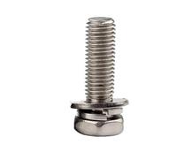 2-10pcs Vite SEM a testa esagonale esterna a croce in acciaio inossidabile 316 M4 M5 M6 M8 Rondella piatta Guarnizione a molla Assemblare bullone(35mm,M4-10pcs)