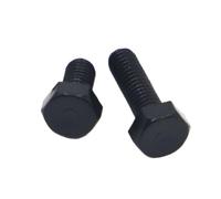 2-10PCS Viti A Testa Esagonale In Nylon Nero M3 M4 M5 M6 M8 M10 M12 Bullone Esterno In Plastica Lunghezza Unità Esterna 10~100mm DIN933(70mm,M12 2pcs)