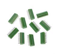 2-10Pin vite PCB montato Morsetti connettore passo 2,54 mm 10pcs Kit barra di messa a terra terminale(2pin)