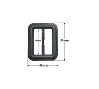 2/10Pz Fibbia Tri Glide A 3 Barrette In Plastica Delrin Per Cinghie E Fissaggi