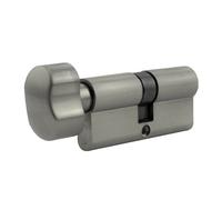 2 -10x Cilindro con Pomolo 60mm 30/30 Porta Zylinder Serratura con Chiavi Uguali