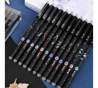 2-12 pezzi Penne gel cancellabili a tema costellazione creative e casuali, penne regalo di cancelleria per il ritorno a scuola, piccoli premi per forniture scolastiche, apprendimento in classe, eviden