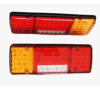 #2 12V LED Posteriore Combinazione Luce Coda Stop Indicatore Nebbia Retro Di Bus