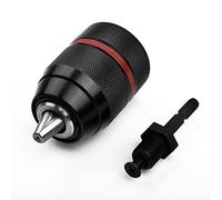 2-13mm Keyless Drill Chuck 1/2-20UNF Trapano Elettrico Impact Driver Codolo Esagonale/SDS/Presa Adattatore Femmina Quadrato (Color : Chuck and Hex Shank)
