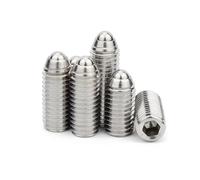 2-15pcs Viti a testa esagonale con esagono incassato a sfera Viti metriche a molla a stantuffo Vite in acciaio inossidabile M2/M3/M4/M5/M8/M10(25mm,M6(10pcs))