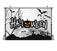 2.1m x 1.5m Halloween Element Shoting Background Panno Decorazione per feste (45