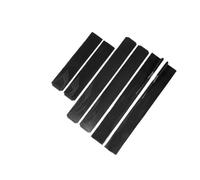 2/2.2M Minigonne Laterali Per Auto Pannelli Estensione Rocker Paraurti Per Ford Per Mustang Per Focus RS ST Per Fiesta Per Mondeo Minigonne Laterali Alettoni Laterali(2.2m Bright Black)