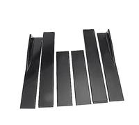 2.2 M Per LEXUS ES300h IS200T Tutti I Modelli Minigonne Laterali Estensione Pannelli A Bilanciere Lip Splitter Diffusore Winglet Ali Minigonne Laterali Splitter Laterale(Nero)