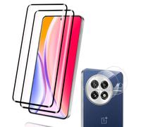 2+2 pezzi Vetro Temperato per Oneplus 13 5G, HD Chiaro Alta Sensibilità 0,01 s Risposta Protezione schermo, 0,33 mm 9H Anti-graffio Vetro Protection, Senza Bolle Antiimpronta Fotocamera Posteriore