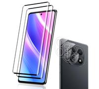 2+2 pezzi Vetro Temperato per Xiaomi Redmi Note 15 5G, HD Ad Alta Sensibilità 0,01 s Risposta Protezione schermo, 9H Anti-Graffio Vetro Protezione, Senza Bolle Antiimpronta Fotocamera Posteriore
