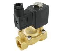 2/2-Wege Elettrovalvola Ottone Normalmente Chiuso G1/8 " fino A G2 " Pneumatica