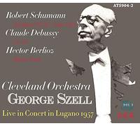 ジョージ・セル指揮クリーヴランド管 シューマン:交響曲第2番、ドビュッシー:交響詩「海」、ベルリオーズ:「ラコッツィ行進曲」(アンコール)