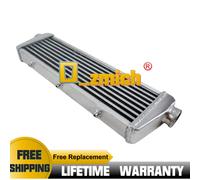 2.25"Universal Intercooler 27x7x2.5 Tube and Fin For Audi Jetta GTI Lancer EVO