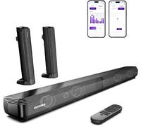 2.2ch Soundbar Staccabile 2 in 1 con App, Soundbar TV Bluetooth 5.3, 3 Modalità
