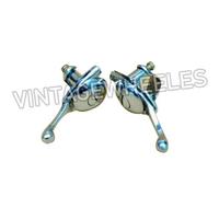 2.2cm Manubrio Dx+SX Sfera Terminale Mag Aria Leva Dell'Aria Per Royal Enfield /
