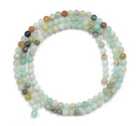 2 3 4,0 mm Perline di pietra di C di agata naturale Labradorite Quarzo Amazzonite Perline rotonde sciolte per la creazione di gioielli Bracciale fai da te 15''-Amazzonite-2 mm 180 pezzi