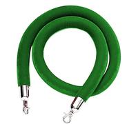 2 3 4 5 6 7 8 9 10 Feet Long Queue Divider for Theaters/Party/Wedding/Exhibition,Velvet Crowd Control Ropes, 2.8mm Bold Durable Barrier Cords(Green,2ft/60cm)