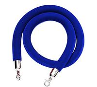 2 3 4 5 6 7 8 9 10 Feet Long Queue Divider for Theaters/Party/Wedding/Exhibition,Velvet Crowd Control Ropes, 2.8mm Bold Durable Barrier Cords(Blue,3.3ft/100cm)