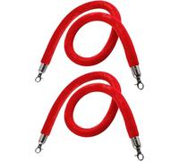 2 3 4 5 6 7 8 9 Corda di Velluto Lunga 10 Piedi, Corda di Controllo della Folla per Barriere di Coda per Cinema, Grandi Aperture, Corde per Montanti VIP Durevoli, Red, 60cm/2ft