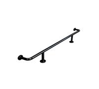 2/3/4/5/6/7/8 m Parapetto Per Piedi Da Bar, Altezza 20 cm Autoportante Per Uso Commerciale Da Incasso Sottobanco Parapetto Poggiapiedi Acciaio Inossidabile Per Ristoranti Isola(nero,240cm)