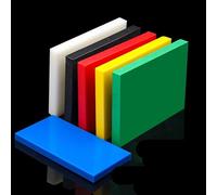 2/3/4/5/6/8/10/12-40mm Piastra in plastica PE/UPE/HDPE ad alta temperatura DIY-100x200mm,Rosso,2mm