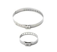 2/3/4/5/8/10 pezzi 10-200 mm Morsetto universale for giunto dell'asse regolabile in acciaio inossidabile for albero di trasmissione(20-70mm(3pcs))