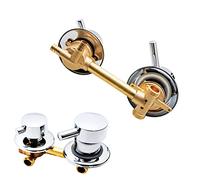 2/3/4/5 Vie Rubinetti Per Doccia In Ottone,Miscelatore Valvola Cabina Doccia,Miscelatore Valvola Con Elemento Filtrante In Ceramica,Interasse 10/12,5/14,5Cm,G1/2" Intubation 2way-12-12.5cm
