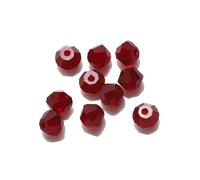 2 3 4 6 8mm Perline di cristallo vetro bicono nero sciolto distanziatore sfaccettato perline for donne fai da te creazione gioielli accessori for ricamo per Braccialetti Collane(Deep red,2mm 540pcs)