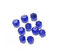 2 3 4 6 8mm Perline di cristallo vetro bicono nero sciolto distanziatore sfaccettato perline for donne fai da te creazione gioielli accessori for ricamo per Braccialetti Collane(Deep blue,2mm 540pcs)