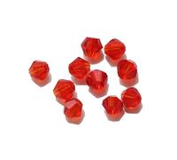 2 3 4 6 8mm Perline di cristallo vetro bicono nero sciolto distanziatore sfaccettato perline for donne fai da te creazione gioielli accessori for ricamo per Braccialetti Collane(Light red,2mm 540pcs)