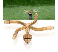 2/3/4 Arm Automatic Rotary Sprayer, Irrigatore per Giardino, Irrigatore Giardino Ottone, 360° Regolabile Irrigare Giardino Grandi Aree Prati, Large Area Coverage Water Sprinkler