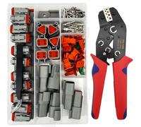 2/3/4 Pin Deutsch Connector Kit 18 Set Connettore Impermeabile DT con Crimpatrice