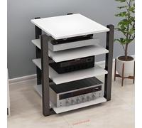 2.3.4 Rack AV/Lettore CD Rack, Torre Rack SteRack, Rack per l'archiviazione di contenuti di intrattenimento, Acciaio Ispessito, Rack/Mobile per l'archiviazione di contenuti per Soggiorno/CAS