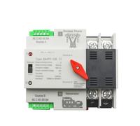 2/3/4P 100A 110 V/220 V Mini ATS Interruttore di Trasferimento Automatico Selettore Elettrico Doppio Alimentazione fotovoltaico Solare Guida DIN(2P,110V)