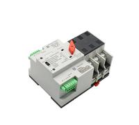 2/3/4P 100A 110 V/220 V Mini ATS Interruttore di Trasferimento Automatico Selettore Elettrico Doppio Interruttore di Alimentazione fotovoltaico Solare Guida DIN(3P,220V)