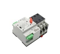 2/3/4P 100A 110 V/220 V Mini ATS Selettore di trasferimento automatico Selettore Doppio interruttore di alimentazione Solare fotovoltaico su guida DIN(4P,110V)