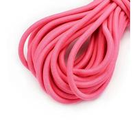 2/3/5/10M 5mm Elastico Rotondo Colorato Elastici in Gomma per Giacca Tenda Vestiti Corda Alta Elasticità Fascia per Capelli Accessori per Cucito Fai da Te-80Rosa-5mm-10Metri