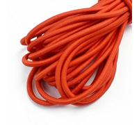 2/3/5/10M 5mm Elastico Rotondo Colorato Elastici in Gomma per Giacche, Tende, Vestiti, Corda Elastica Altamente Elastica, Accessori per Cucito Fai da Te - Rosso - 5mm - 2 Metri