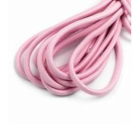 2/3/5/10M 5mm Elastico Rotondo Colorato Elastici in Gomma per Giacche, Tende, Vestiti, Corda Elastica Altamente Elastica, Accessori per Cucito Fai da Te-09Rosa-5mm-2Metri