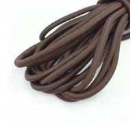 2/3/5/10M 5mm Elastico Rotondo Colorato Elastici in Gomma per Giacche, Tende, Vestiti, Corda Elastica Altamente Elastica, Accessori per Cucito Fai da Te-17Marrone Scuro-5mm-3,0metri
