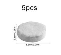 2/3/5 Ceramica Lana Spugna Cotone Rotonde 8.6x2.5cmFirplace-Firebox Sicurezza