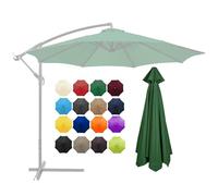 2-3.50m Copertura Di Ricambio Per Ombrellone Da Giardino, Spessa E Resistente, Con 8 Stecche, Tettoia Di Ricambio Per Ombrellone(Dark green,350CM(11.5FT))