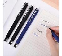 2/3/6 pezzi Penna a sfera ad inchiostro neutro ad asciugatura rapida, punta da 0,7 mm, inchiostro blu e nero, per prendere appunti, scrittura, firma, ufficio, diario, forniture per ufficio e scuola Po