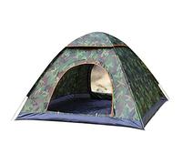 2-3 Camping Pop Up Tents Room, Beach Shelter Family Tent Waterproof Anti UV with 2 Automatic Doors for Hiking Camping Outdoor Beach Outdoor Sun Shelter Sun Shade