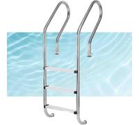 2/3 gradini per piscina, scaletta per piscina in acciaio inossidabile, facile da usare, gradini per piscina che facilitano l'entrata e l'uscita(2seteps)