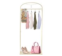 2,3 m appendiabiti in acciaio, abito da sposa, stand appendiabiti per vestiti, scaffali per la casa, matrimonio, negozio di abbigliamento, oro