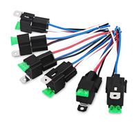 2 3 O 6 Pezzi 4 5 Pin 12V 24V 30A Relè Con Fusibile Parti | Con cavo 14AWG 16 AWG, SPST per camion, impermeabile(6PCS12V4PIN)
