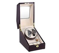 2+3 Watch Winders Wooden Lacquer Piano Glossy Black Carbon Fiber Quiet Motor Storage Display Watches Box with LED Light Collect